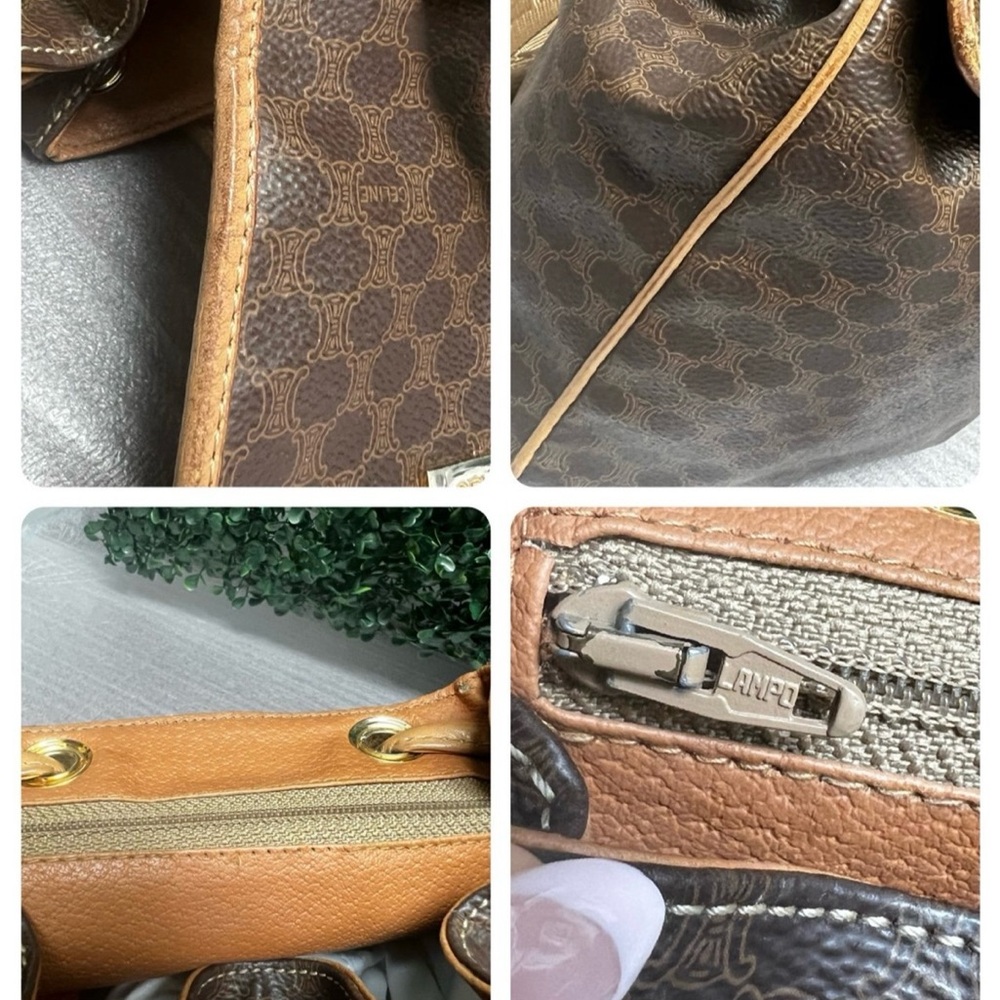 Celine Tan and Brown Backpack with Luxurious Design (SMALL) - Picture 8 of 13